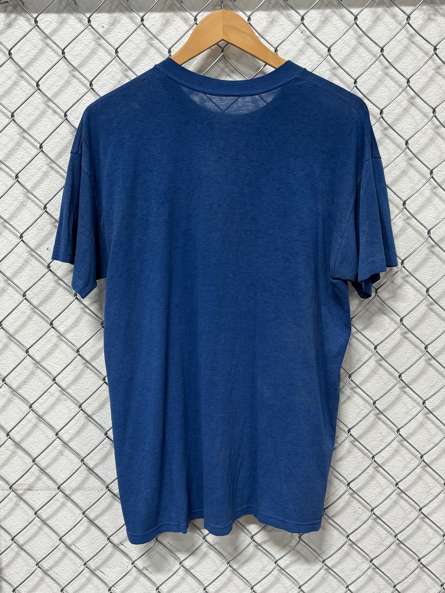 Vintage 1989 Chicago Cubs Baseball Paper Thin Graphic Tee Size Large