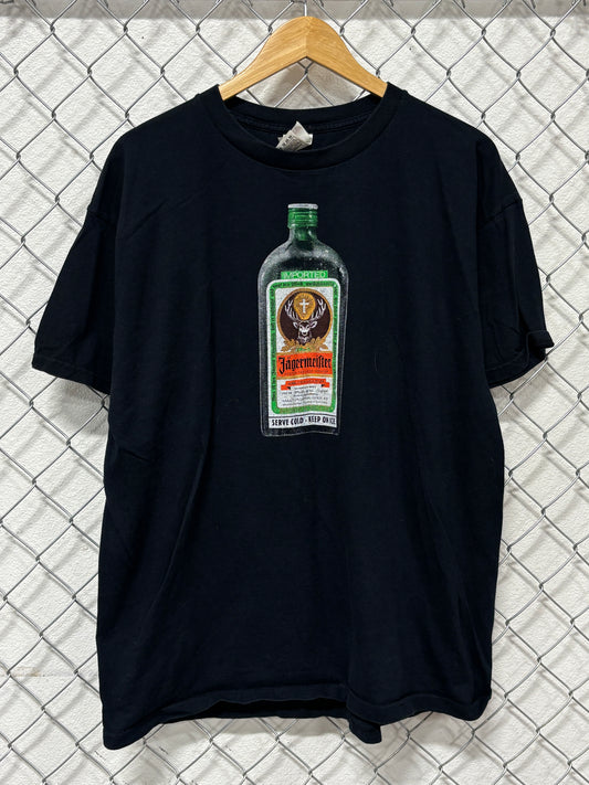Y2K Jagermeister Liquor Promo Graphic Tee Size XL