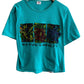 Vintage 90's Women's Napua Hawaii Tropical Island Cropped Tee Size Large