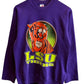 Vintage 90's LSU Tigers Big Print College Crewneck Sweater Size Large