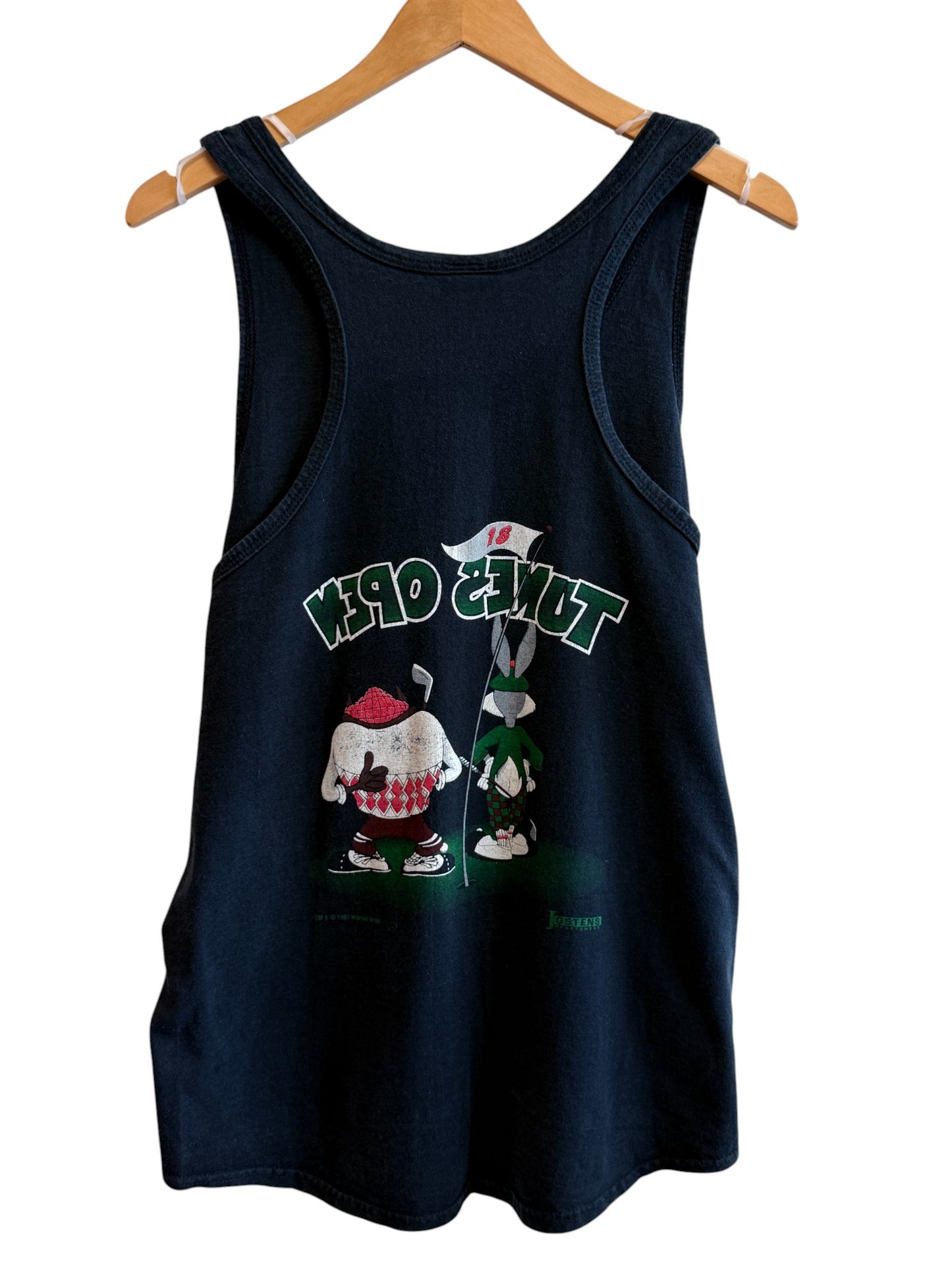 Vintage 90's Looney Tunes Golf Tank Top Shirt Size Large