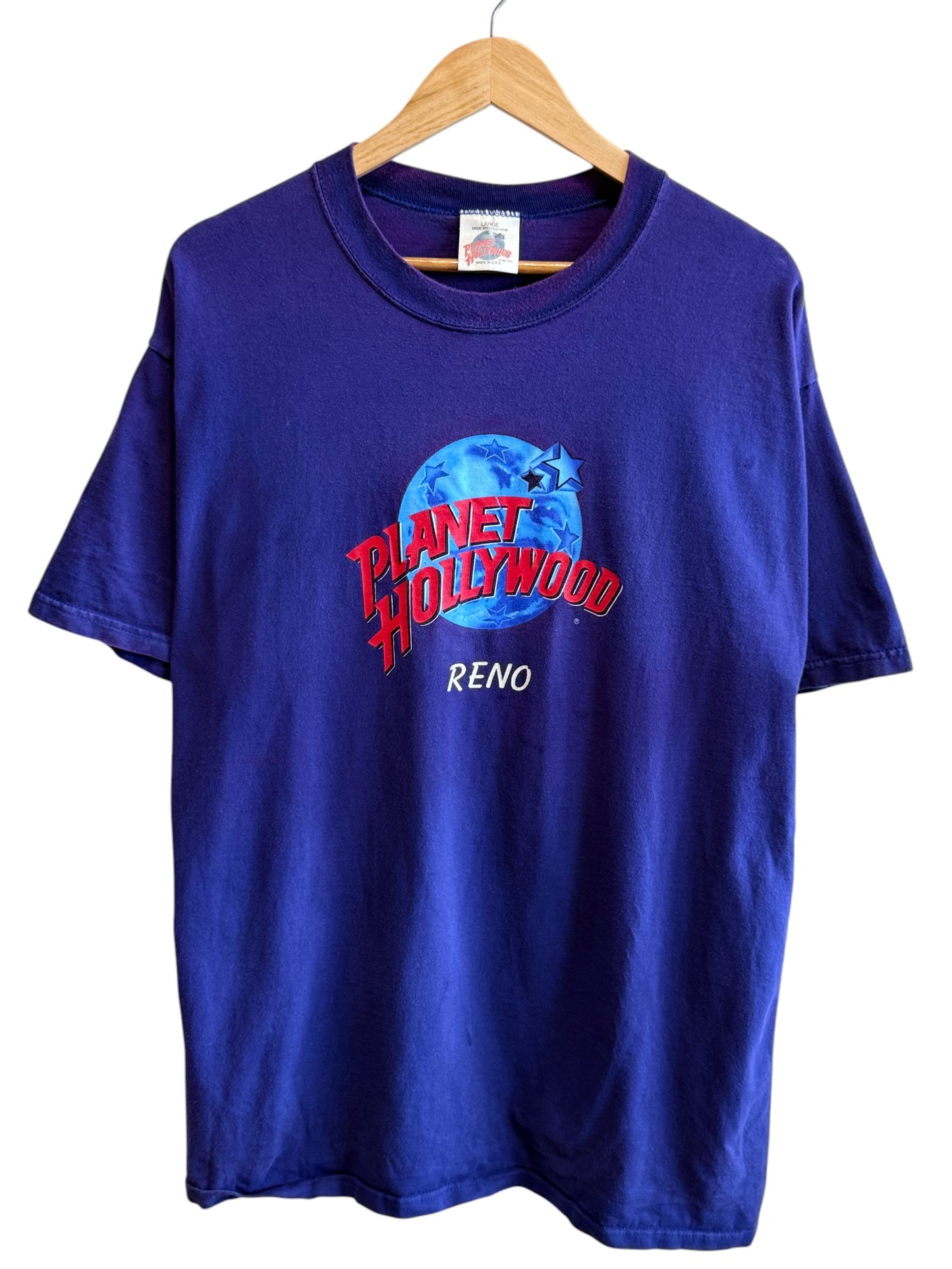 Vintage Planet Hollywood Reno Nevada Graphic Tee Size Large