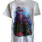 Vintage 90's Aquatic Tropical Life Nature Graphic Tee Size Small