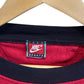 Vintage 90's Nike Swoosh Jumpman Logo Red Sweater Size Large