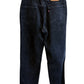 Vintage Levi's Black Relaxed Fit Straight Leg Denim Jeans Size 35x34
