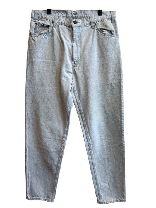 Vintage Levi's Orange Tab Made in USA Light Wash Denim Jeans Size 34x33