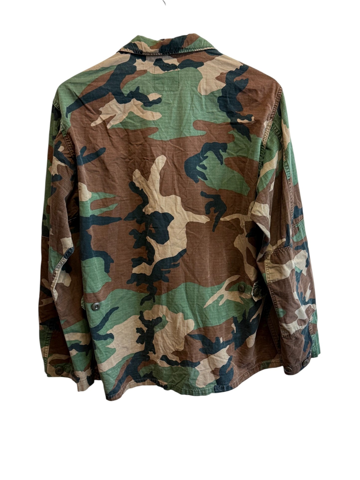 Vintage Military Army Camo Field Jacket Size Medium