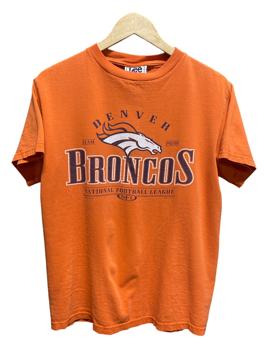 Vintage Lee Sport Denver Broncos Logo NFL Graphic Tee Size XL