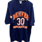 Vintage 90's Denver Broncos Jersey Style Tee Size Large