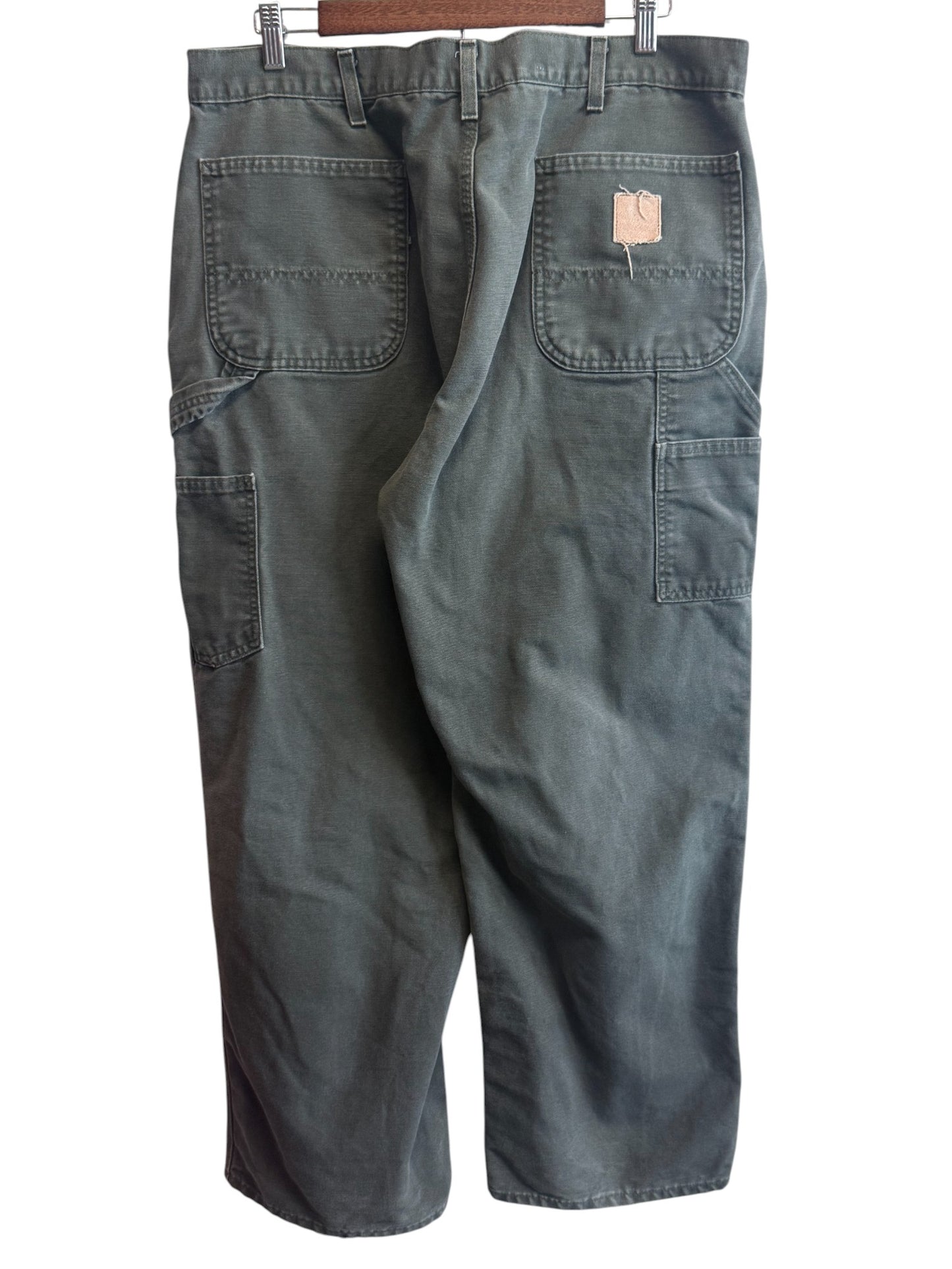 Vintage Carhartt Moss Green Carpenter Pants Size 36x29