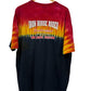 Vintage Y2K Bone Daddy's Red Lodge Montana Biker Tie Dye Tee Size XXL