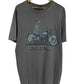Vintage Virginia City Montana Bad to the Bone Skeleton Biker Tee Size Large