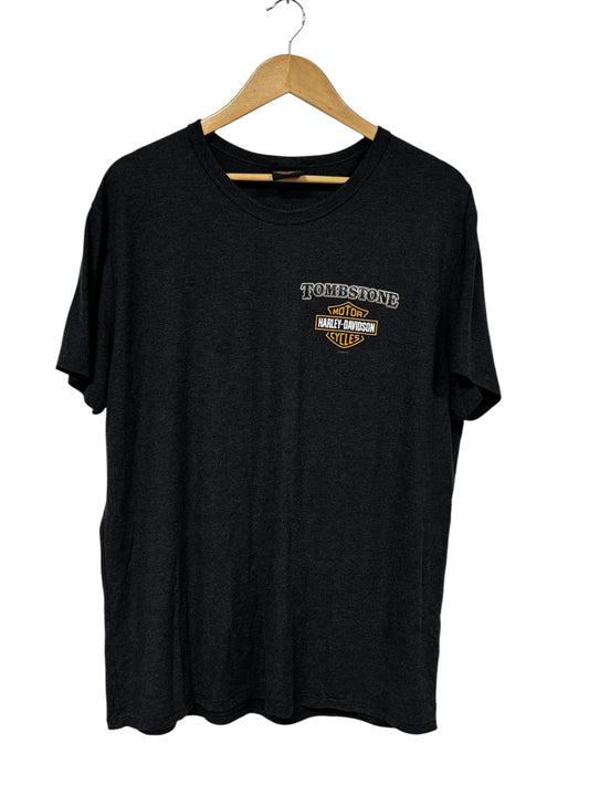 Harley Davidson Tombstone Arizona Biker Graphic Tee Size Large