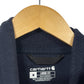 Carhartt Classic Navy Blue Pullover Hoodie Size Medium