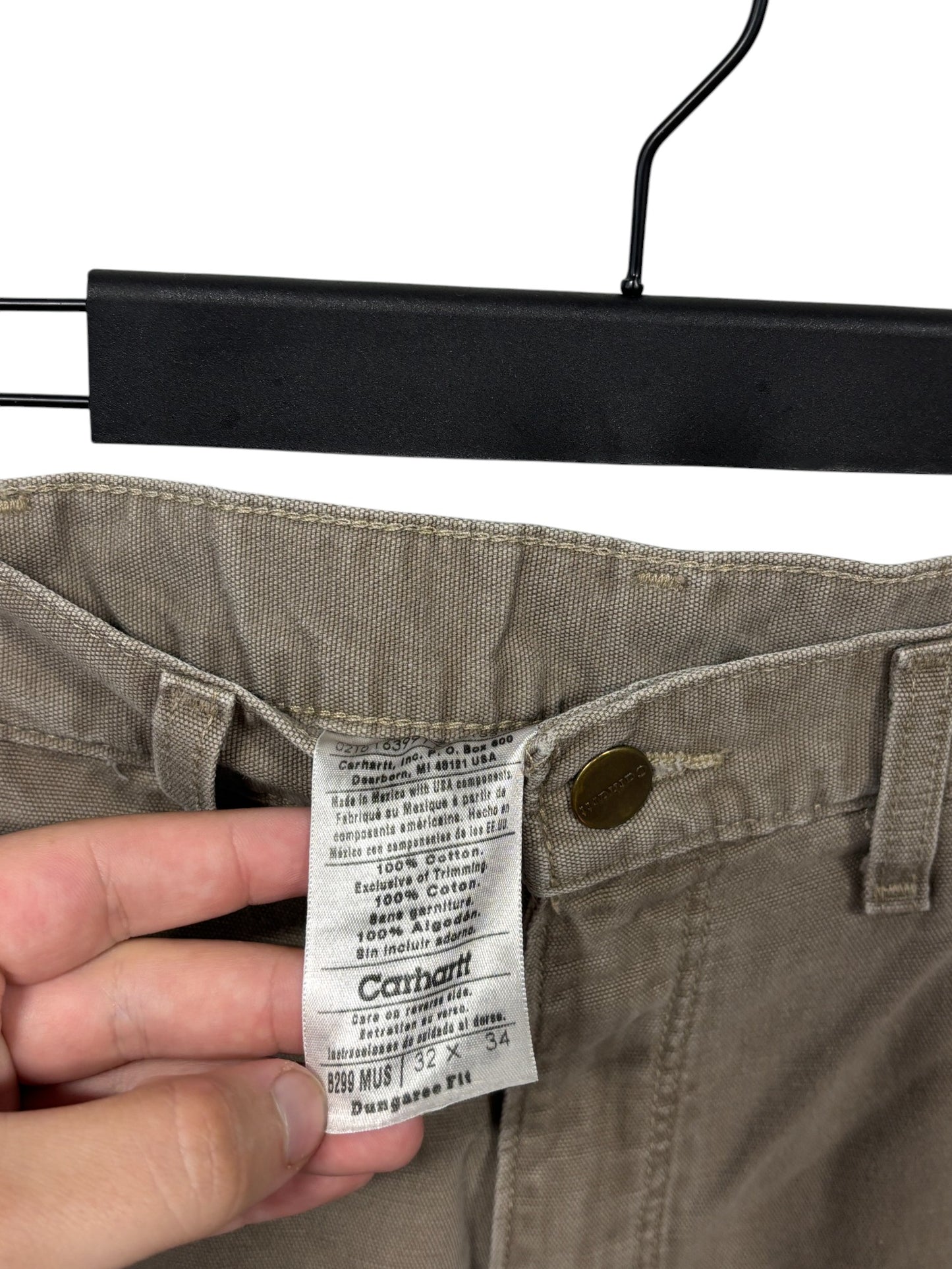 Carhartt Brown Carpenter Pants Size 32x32