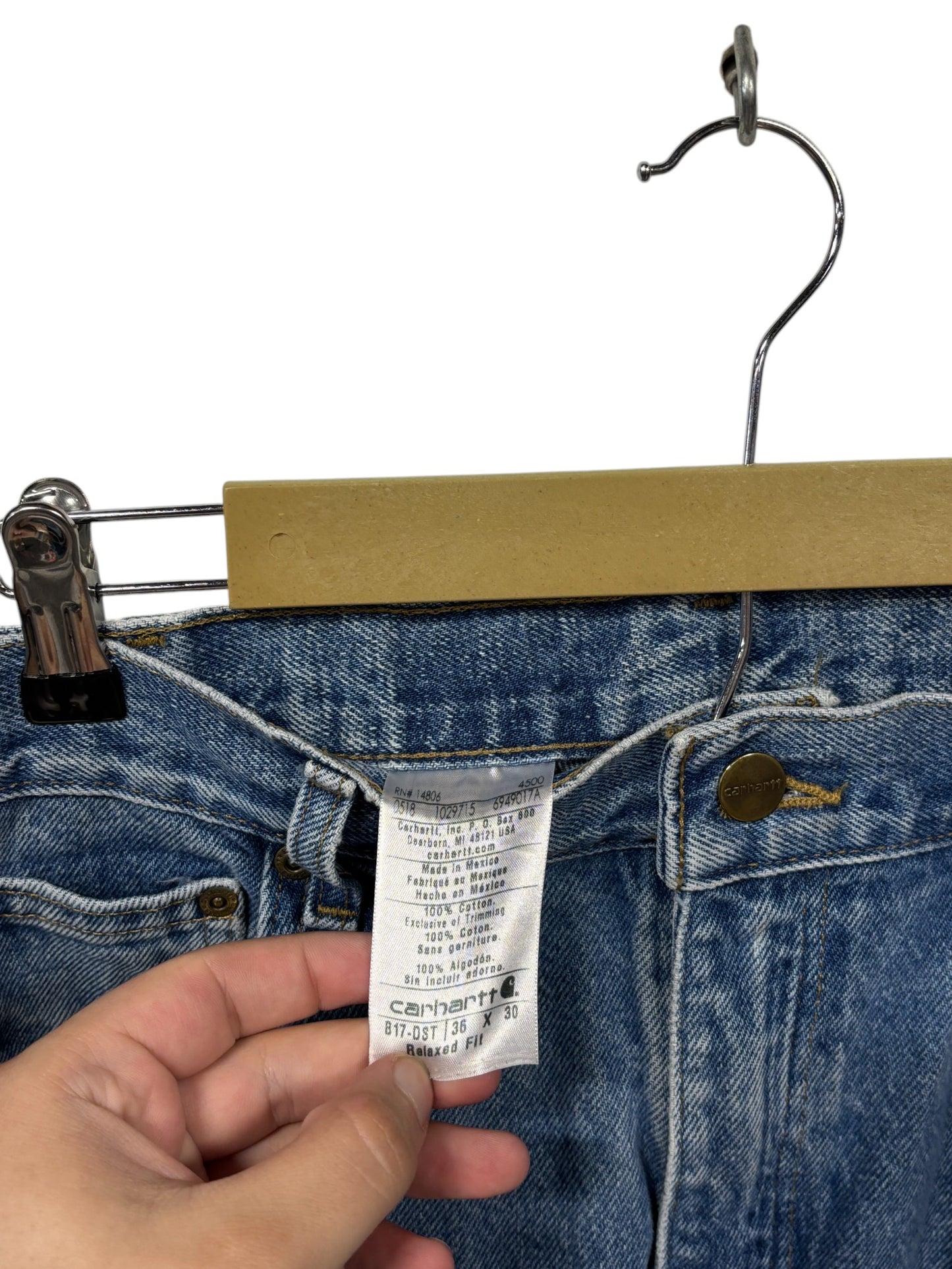 Carhartt Denim Carpenter Jeans Size 36x30