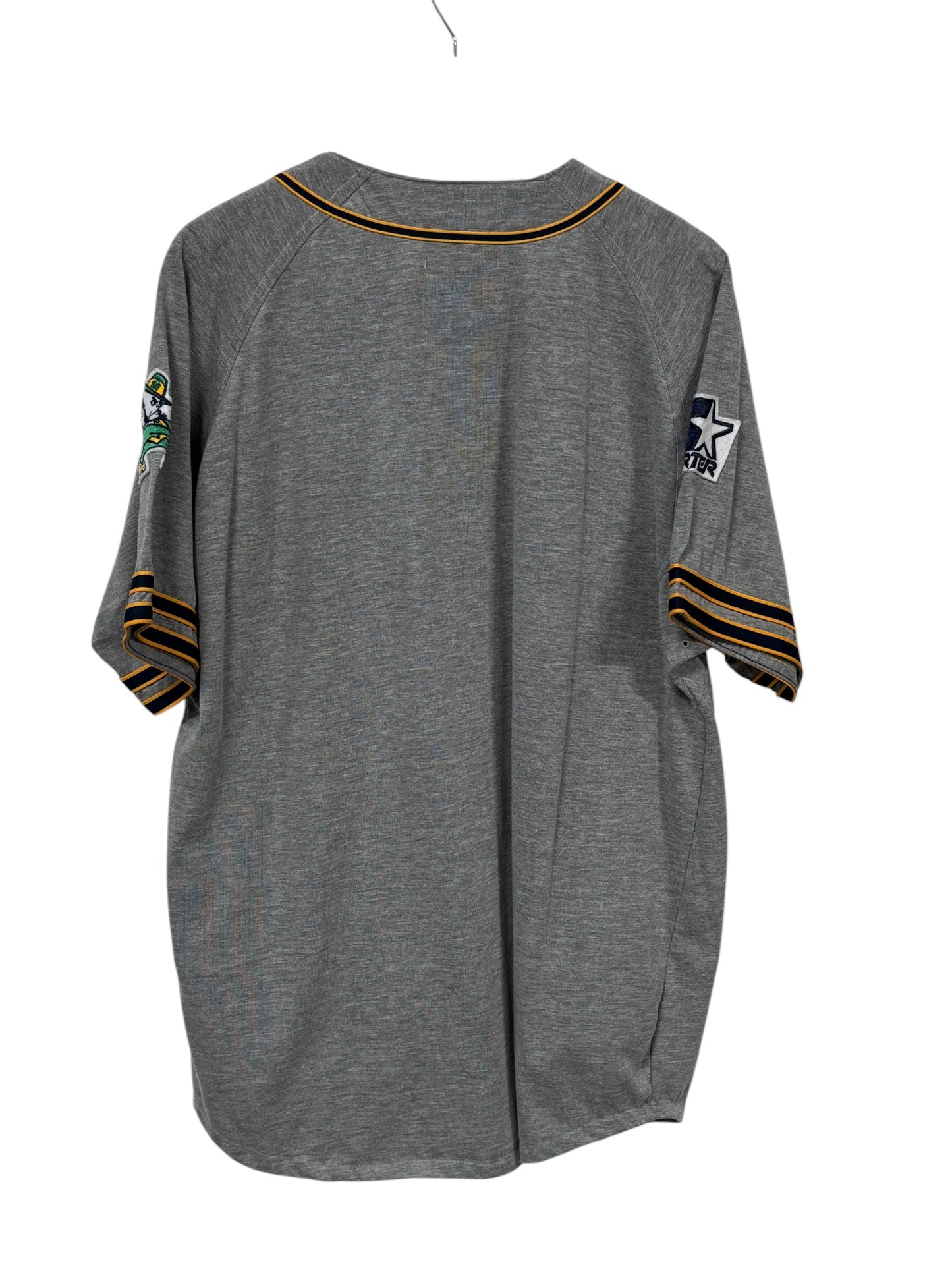 Vintage 90's Starter Notre Dame Fighting Irish Baseball Jersey Size XL