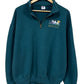 Vintage 90's Jerzees Montana Mountains Quarter Zip Sweater Size XL