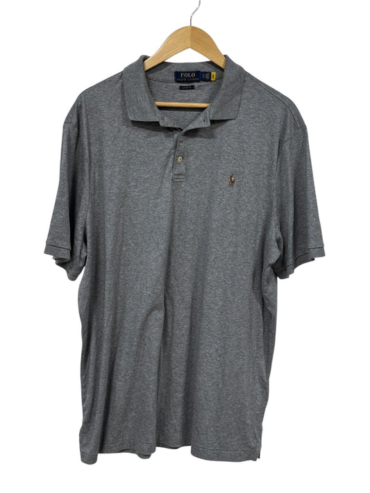 Polo Ralph Lauren Classic Fit Grey Polo Shirt Size XL