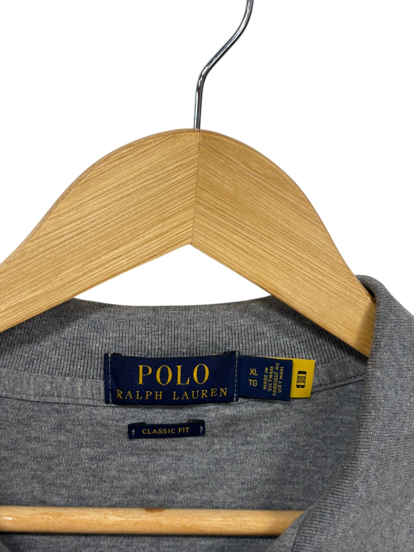 Polo Ralph Lauren Classic Fit Grey Polo Shirt Size XL