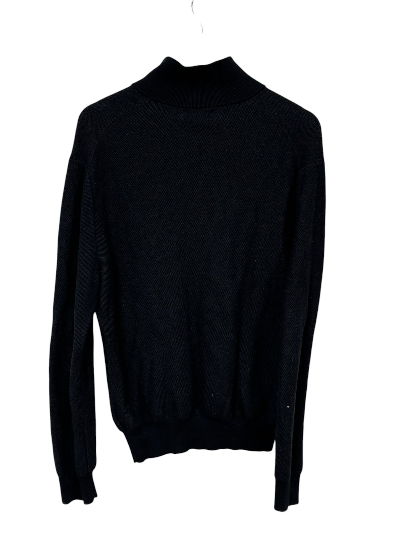 Polo Ralph Lauren Pima Cotton Black Quarter Zip Sweater Size XL