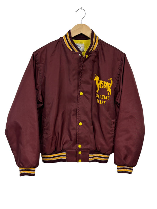 Vintage 1981 Belt Huskies Class B Coaching Jacket Size XL (Youth)