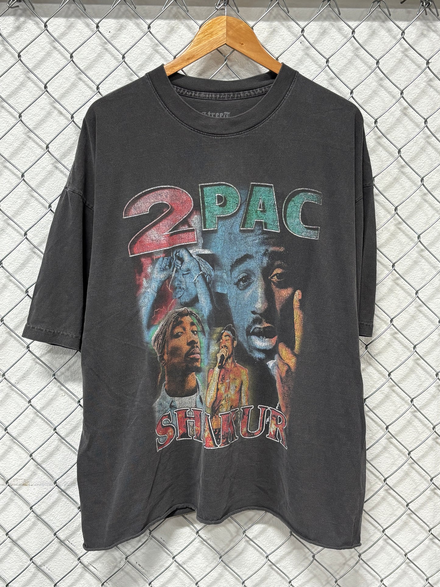 2pac Makaveli Hip Hop Parking Lot Style Rap Tee Size XL