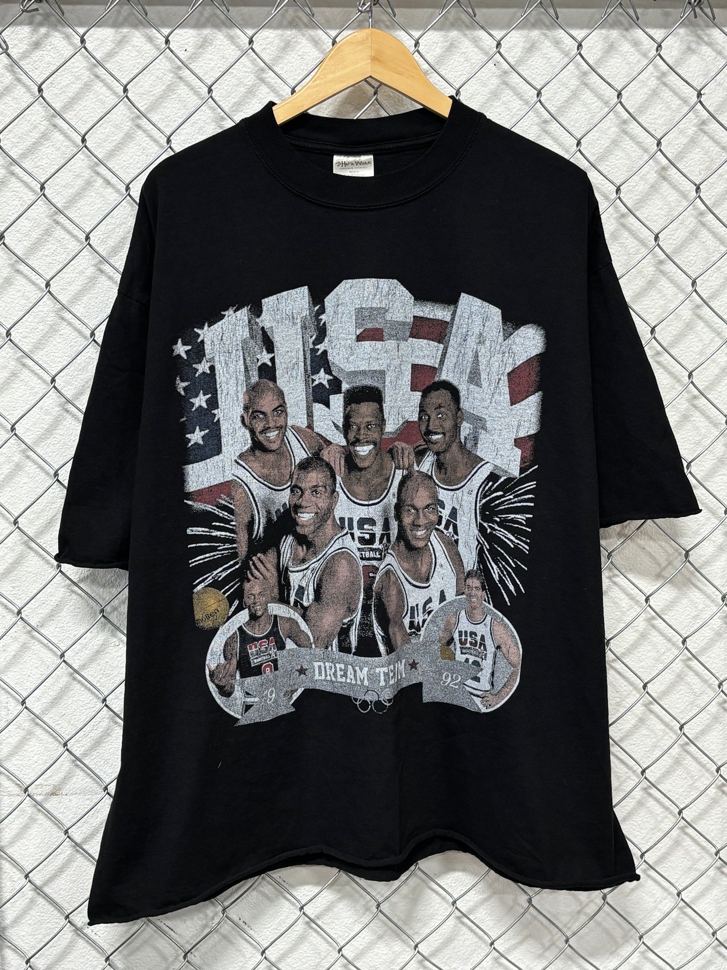 Shaka Wear USA Olympics Dream Team Basketball Graphic Tee Size XL