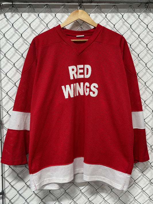 Vintage Detroit Red Wings NHL Hockey Jersey Size Large