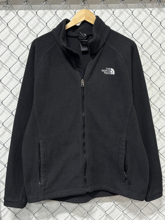 The North Face Black Zip Up Fleece Jacket Size Large