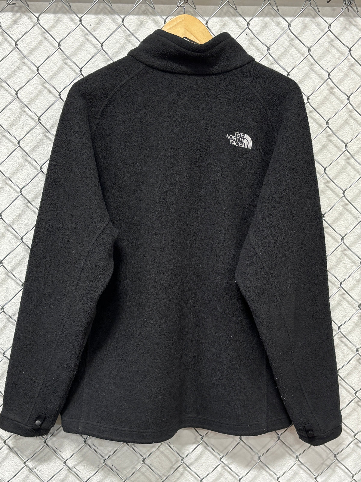 The North Face Black Zip Up Fleece Jacket Size Large