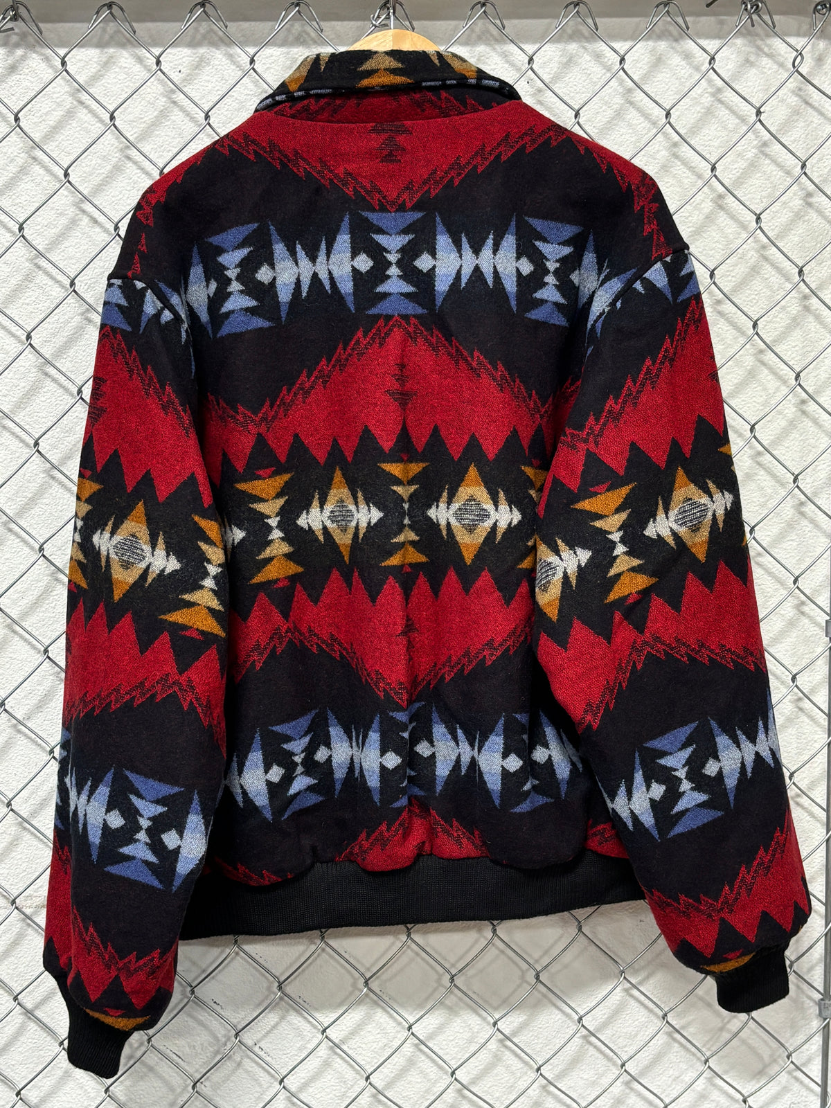 Pendleton High Grade Western Wear Aztec Print Zip Up Jacket Size XXL