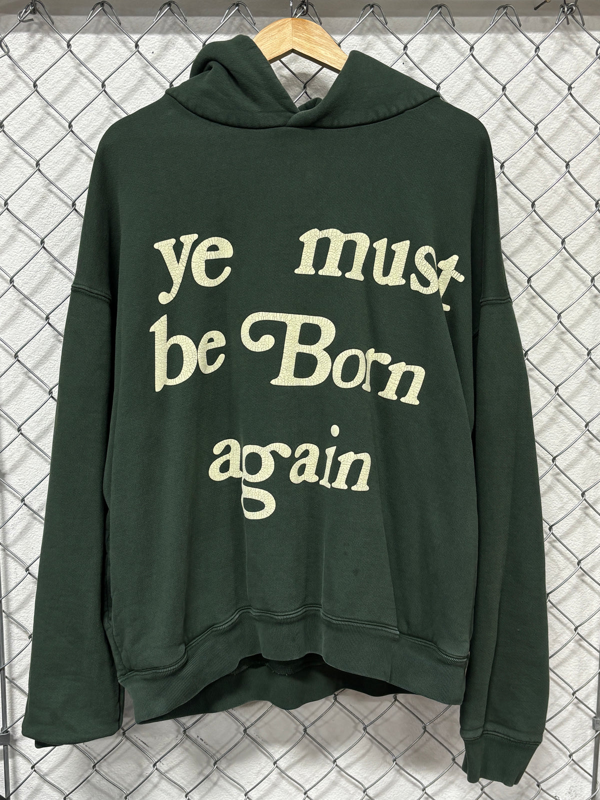 CPFM Cactus Plant Ye Must Be Born Again Green Hoodie Size XL