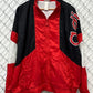 Vintage 80's Adidas Red Black Zip Up Windbreaker Jacket Size XL