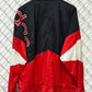 Vintage 80's Adidas Red Black Zip Up Windbreaker Jacket Size XL