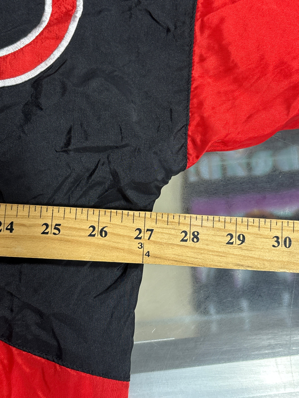 Vintage 80's Adidas Red Black Zip Up Windbreaker Jacket Size XL