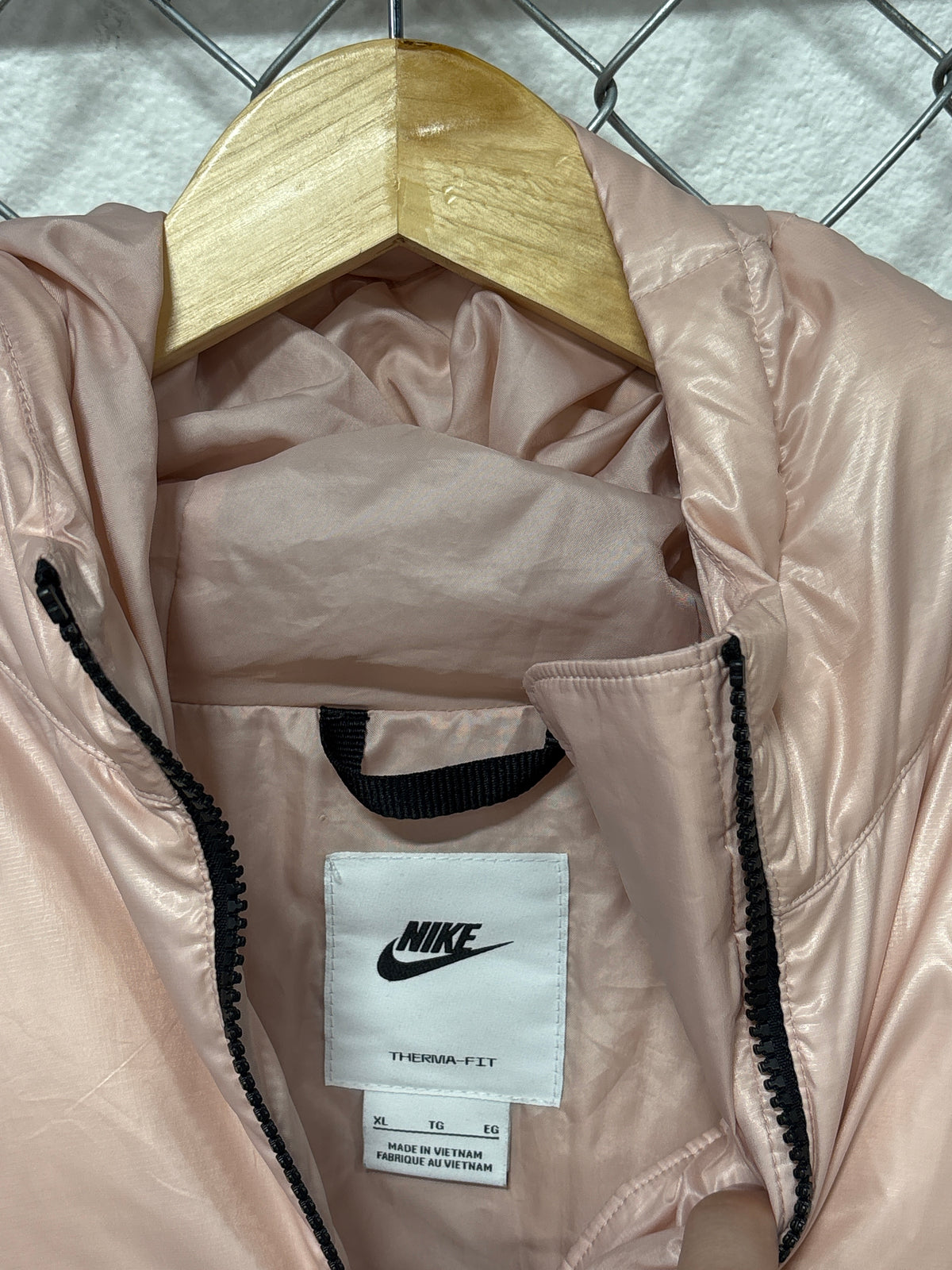 Nike Therma Fit Pink City Series Down Puffer Jacket Size XL