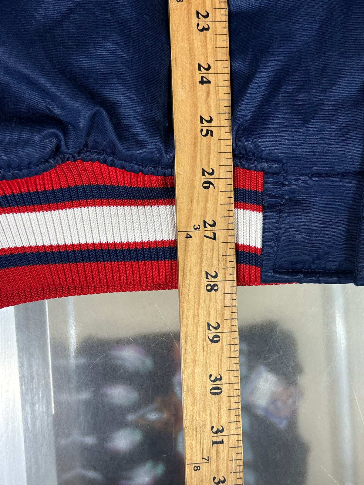 Vintage Starter Diamond Collection Cleveland Indians Nylon Bomber Jacket Size XL