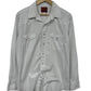 Vintage 90's Rustler White Pearl Snap Button Up Western Shirt Size Large