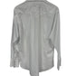 Vintage 90's Rustler White Pearl Snap Button Up Western Shirt Size Large
