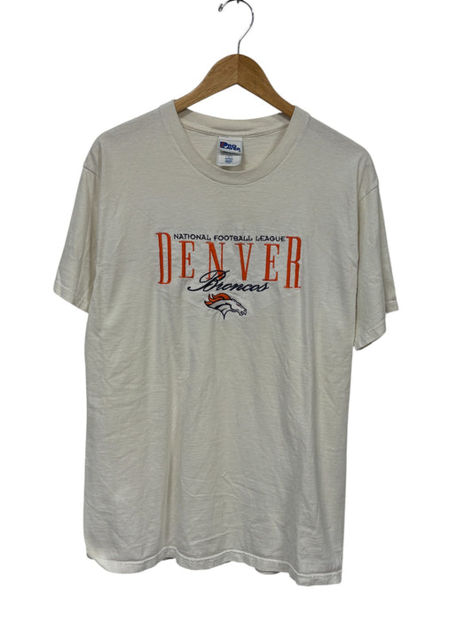 Vintage Y2K Pro Player Denver Broncos NFL Graphic Tee Size Large