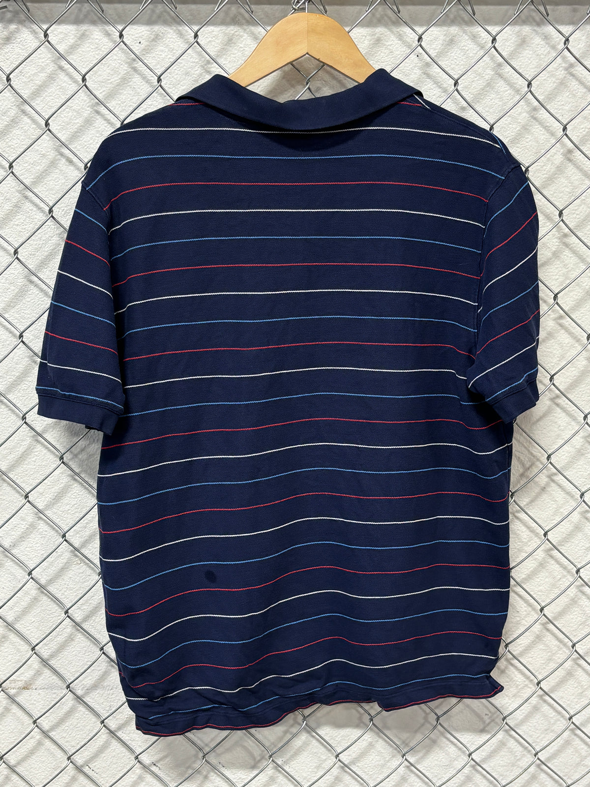 Vintage Patagonia Striped Blue Polo Shirt Size Medium