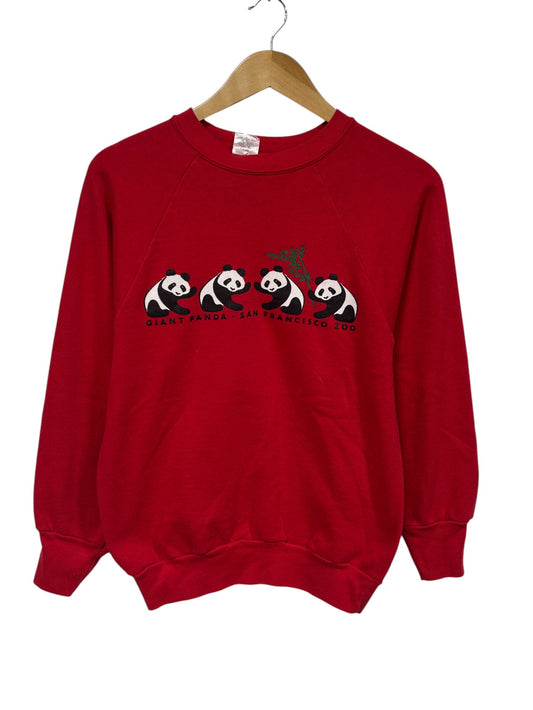 Vintage 90's San Francisco Zoo Giant Panda Crewneck Sweater Size Medium