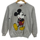 Vintage 90's Disney Mickey Mouse Big Print Cartoon Sweater Size Small