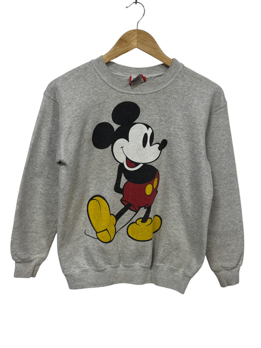 Vintage 90's Disney Mickey Mouse Big Print Cartoon Sweater Size Small