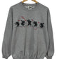 Vintage 90's Alaska Grizzly Bear Salmon Fishing Sweater Size Medium