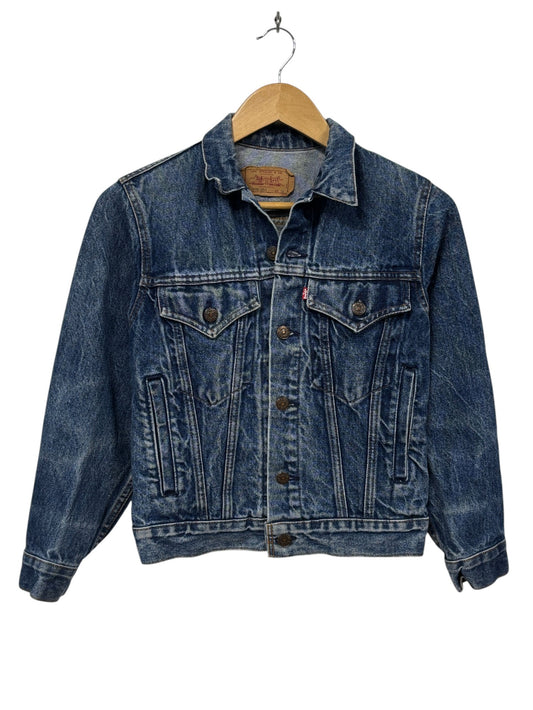 Vintage 80's Women's Levi's Denim Trucker Jacket Size Small