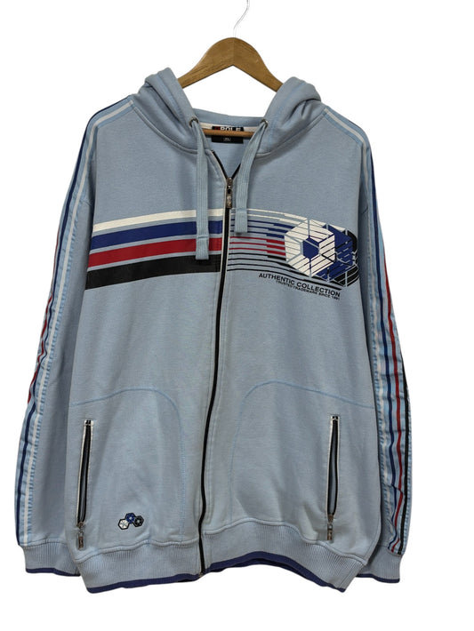 Vintage Y2K South Pole Authentic Collection Zip Up Hoodie Size XL