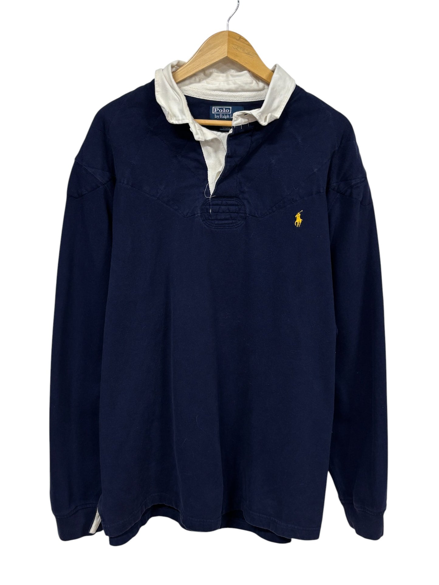 Vintage 90's Polo Ralph Lauren Navy Blue Shirt Size XL