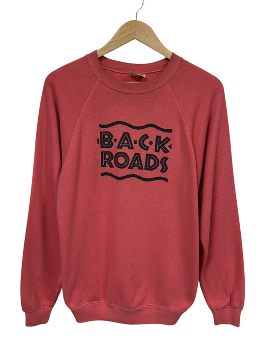 Vintage 90's Back Roads Pink Crewneck Sweater Size Large